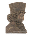 Relief Brass Statue King Relievo Deco Bronze Sculpture Tpy-971 / 971b